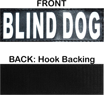 Blind Dog Harness No Pull No Escape Dog Vest for Blind Dogs Adjustable Vest with Handle Blind Dog Accessories and Patches for Training and Mobility