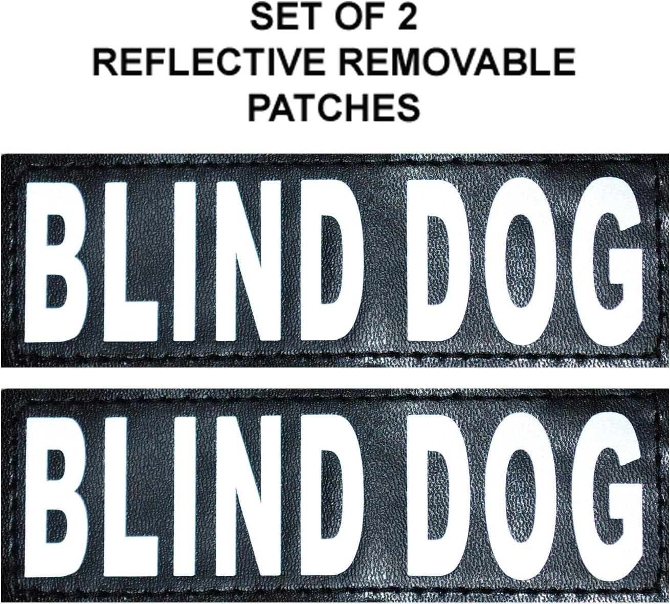 Blind Dog Harness No Pull No Escape Dog Vest for Blind Dogs Adjustable Vest with Handle Blind Dog Accessories and Patches for Training and Mobility