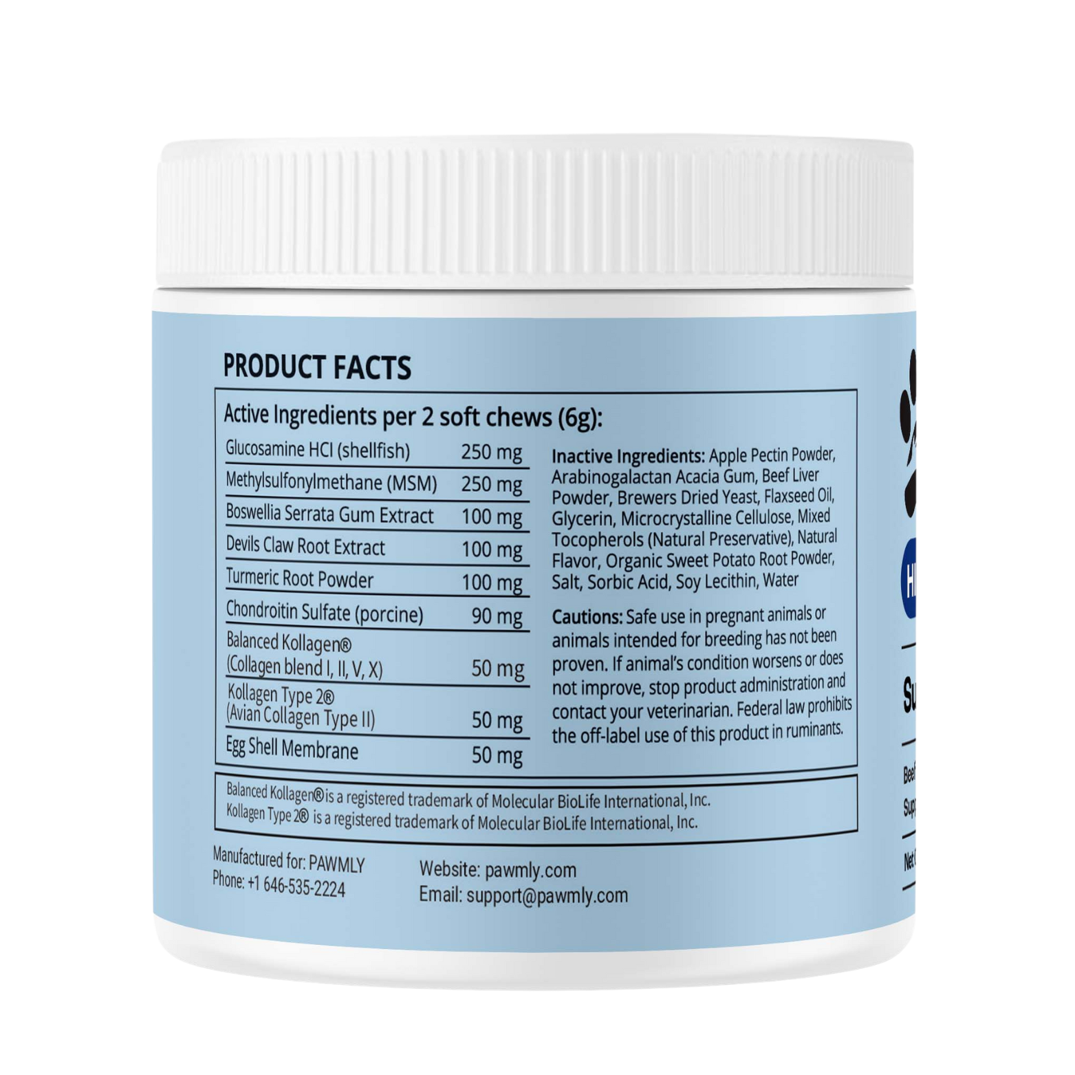 PAWMLY HIP & JOINT Soft Chews