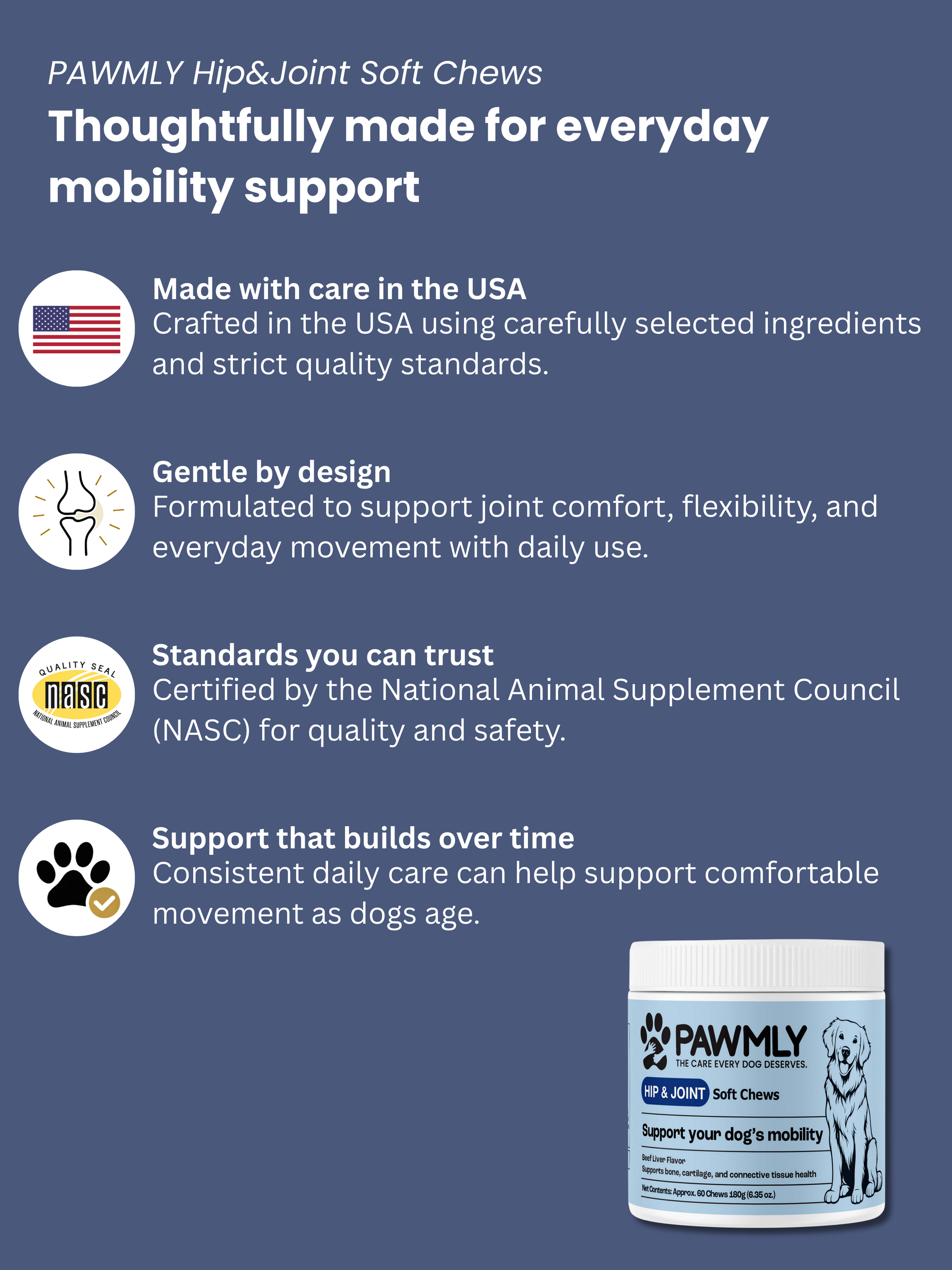 PAWMLY HIP & JOINT Soft Chews