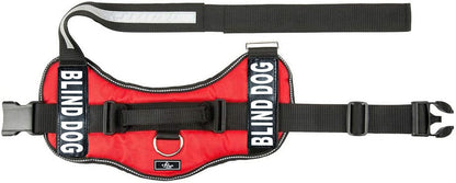 Blind Dog Harness No Pull No Escape Dog Vest for Blind Dogs Adjustable Vest with Handle Blind Dog Accessories and Patches for Training and Mobility